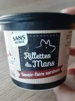 Mängden socker i Rillettes du mans