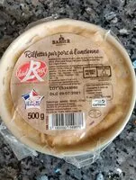 Mängden socker i Rillettes pur porc à l'ancienne
