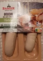 Mängden socker i Boudin blanc supérieur nature