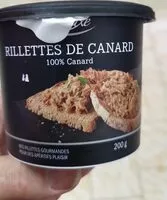 Mängden socker i Rillettes de canard 100%