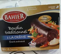 Mängden socker i Bahier boudin noir a la creme