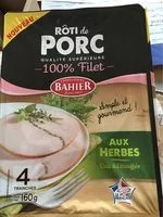 Mängden socker i Roti de porc aux herbes