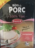 Mängden socker i Rôti de porc