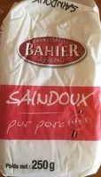 Mängden socker i Saindoux pur porc