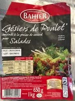 Mängden socker i Gesiers de poulet
