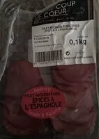 Mängden socker i Filet mignon fume épices à l'Espagnole