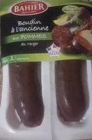 Mängden socker i Boudin à l'ancienne aux pommes du verger