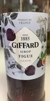 Mängden socker i Feigen Sirup Giffard, Frankreich 1,00 L