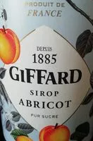 Mängden socker i Aprikosen Sirup Giffard, Frankreich 1,00 L