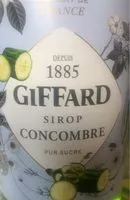 Mängden socker i Giffard Gurken Sirup Maxi
