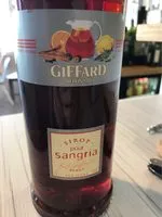 Mängden socker i Giffard Sangria Sirup Maxi