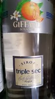 Mängden socker i Sirop triple sec