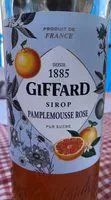 Mängden socker i 1L Sirop Pamplemousse Rose Giffard