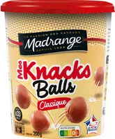 Mängden socker i Mes Knacks Balls