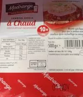 Mängden socker i Jambon DD Choix