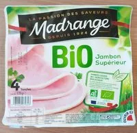 Mängden socker i Jambon supérieur bio