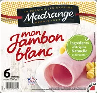 Mängden socker i Jambon Blanc découenné dégraissé