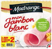 Mängden socker i Mon jambon blanc
