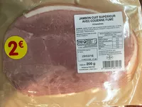 Mängden socker i Jambon cuit supérieur avec couenne fumé