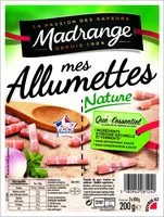 Mängden socker i Mes Allumettes Nature