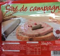 Mängden socker i Pâté de campagne