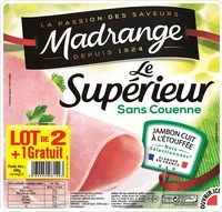 Mängden socker i Jambon blanc madrange 4t