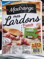 Mängden socker i Mes Lardons fumés (+20% gratuit)
