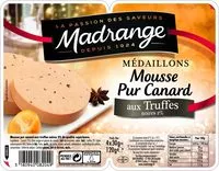 Mängden socker i Médaillons Mousse Pur Canard aux Truffes noires