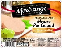 Mängden socker i Médaillons Mousse Canard au Monbazillac