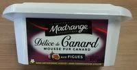 Mängden socker i Délice de canard aux figues