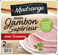 Mängden socker i Mon Jambon Supérieur avec couenne VPF 2tr