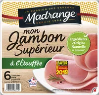 Mängden socker i Mon Jambon Supérieur à l'Étouffée conservation sans nitrite (6 tranches)