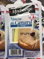 Mängden socker i Mousse de canard au porto