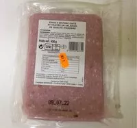 Mängden socker i Epaule de porc chite et traitée en salaison