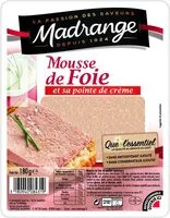 Mängden socker i Mousse de foie et sa pointe de crème