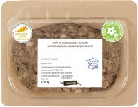 Mängden socker i Pâté de Campagne à l'ancienne