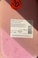 Mängden socker i Jambon cuit