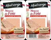 Mängden socker i Mousse de foie et sa pointe de crème