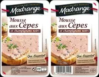 Mängden socker i Mousse aux Cèpes et champignons noirs