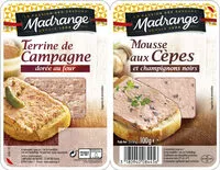 Mängden socker i Duo Terrine de campagne et Mousse aux cèpes