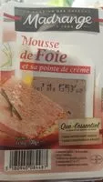Mängden socker i Mousse de foie et sa pointe de crème