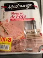 Mängden socker i Mousse de foie