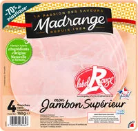 Mängden socker i Mon Jambon Supérieur Label Rouge & responsable
