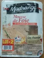Mängden socker i Mousse de Foie et sa pointe de crème