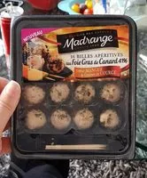 Mängden socker i Billes apéritives au Foie Gras de Canard