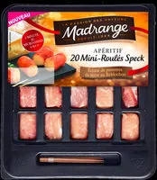 Mängden socker i Mini roulés speck