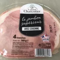 Mängden socker i Le jambon supérieur avec couenne