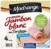 Mängden socker i Mon Jambon blanc au Torchon -25% de sel*