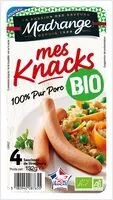 Mängden socker i Mes Knacks 100% pur porc BIO