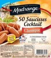 Mängden socker i Saucisses cocktail classique